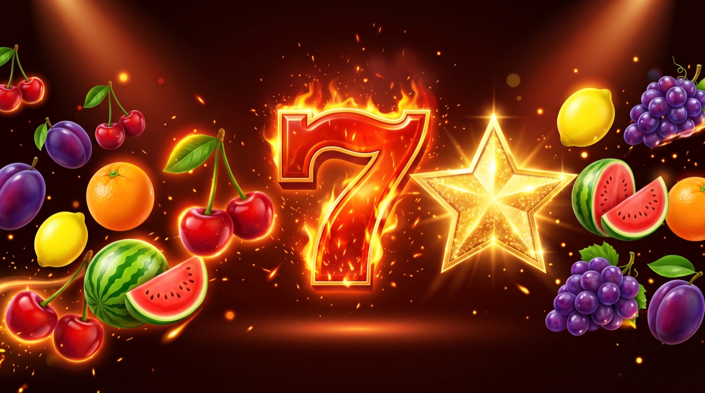 40 Super Hot – klassischer Früchte-Slot mit 7, Stern und Obstsymbolen